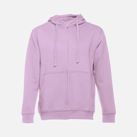 Толстовка мужская на молнии с капюшоном Amsterdam, сиреневая, размер XXL