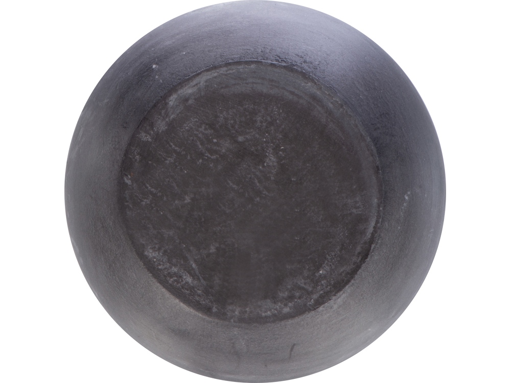 Круглая свечка в бетоне, фитиль дерево, oud wood