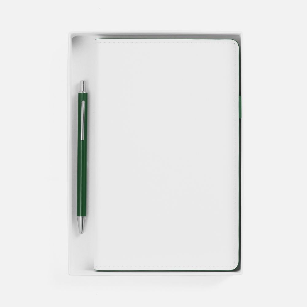 Набор White Shall, бело-зеленый