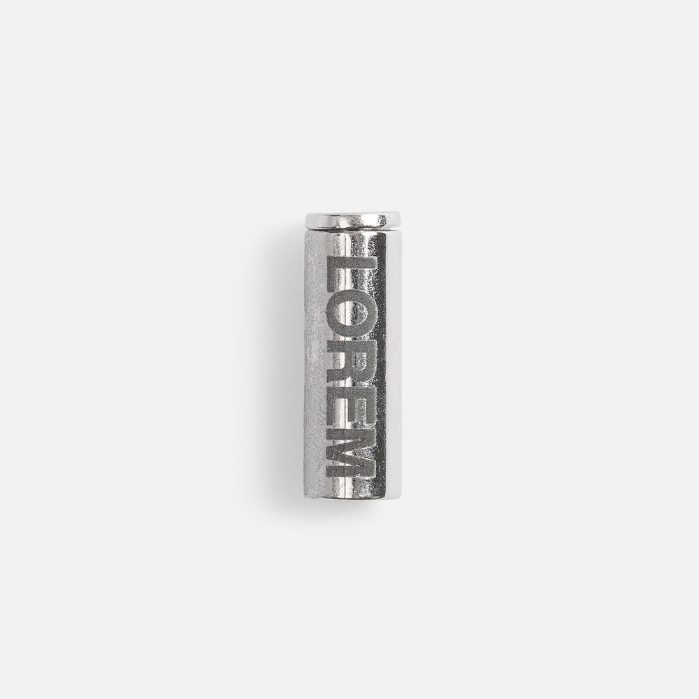Наконечник для шнурка Nozzle, ver.2, серебристый