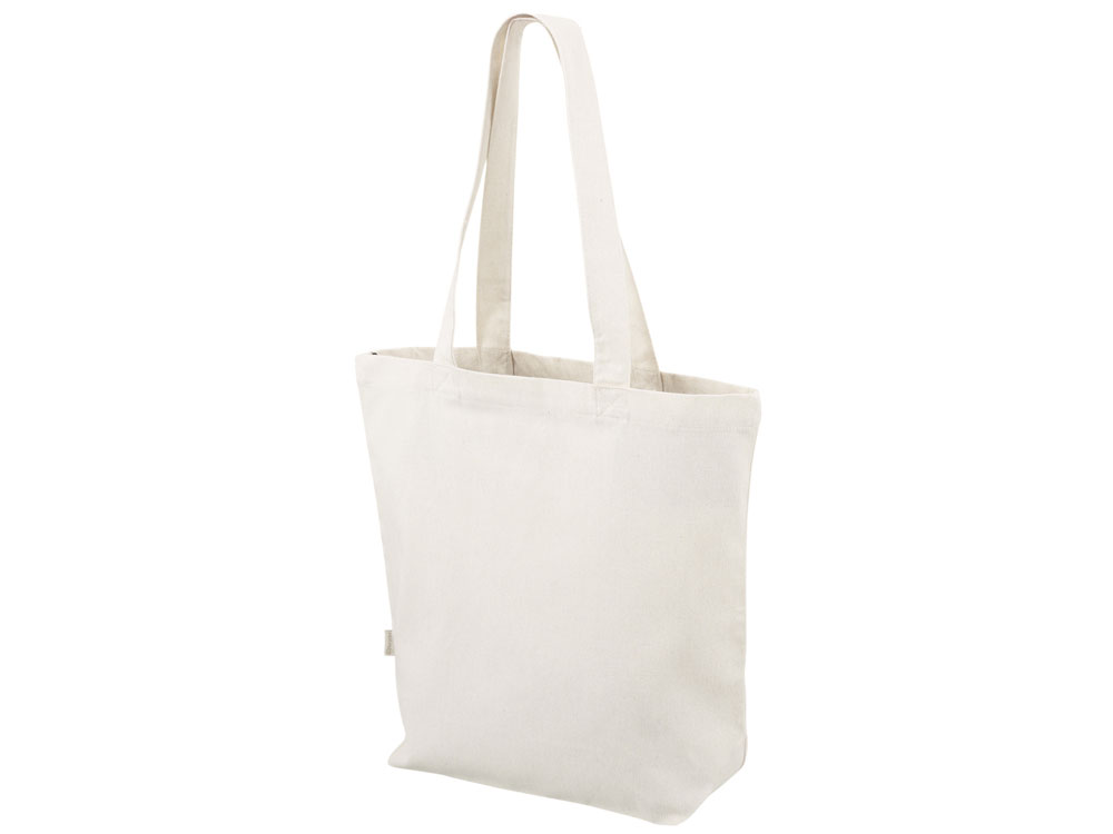 Сумка для шоппинга Cotton из переработанного хлопка 280 г, натуральный