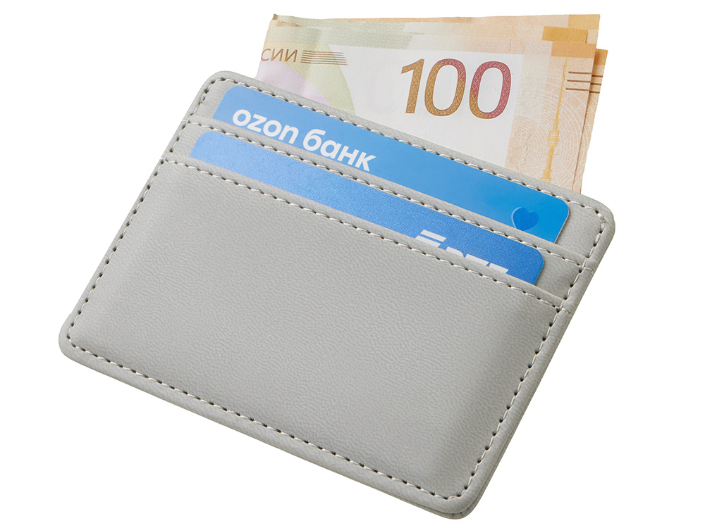 Картхолдер для двух карт и наличных денег с зажимом Crave