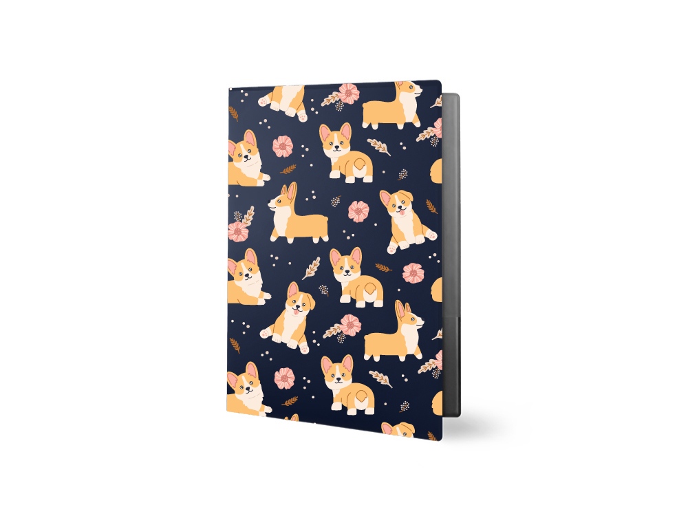 Папка для документов с возможностью полноцветной УФ-печати, софт-тач