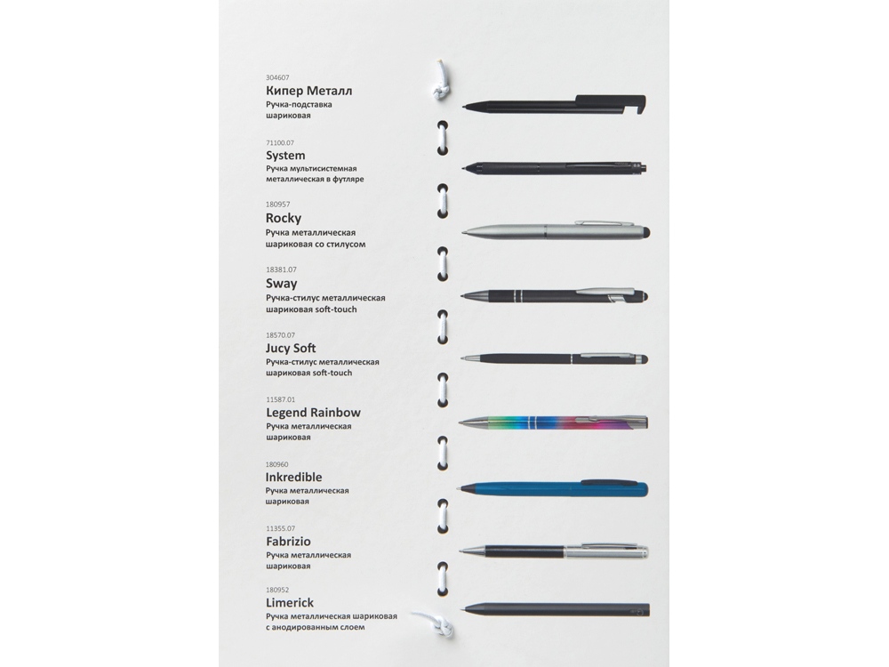 Промо-сет метталических ручек