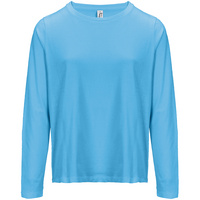 Футболка с длинным рукавом женская Monarch Women, ярко-бирюзовая, размер XXL