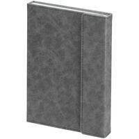 Ежедневник Flap на заказ, недатированный, серый