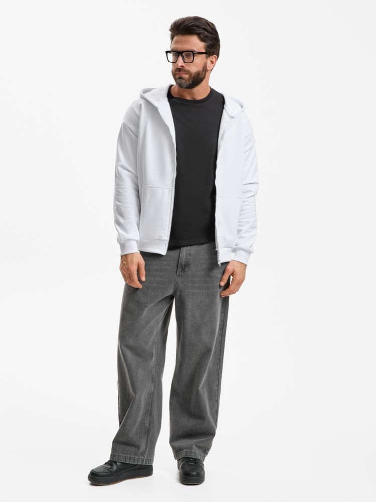 Толстовка унисекс оверсайз Sartoro, белая