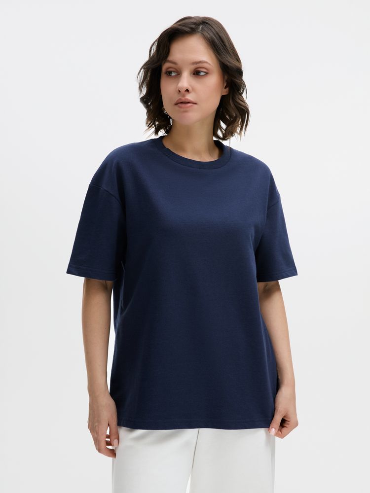 Футболка унисекс Durington, темно-синяя