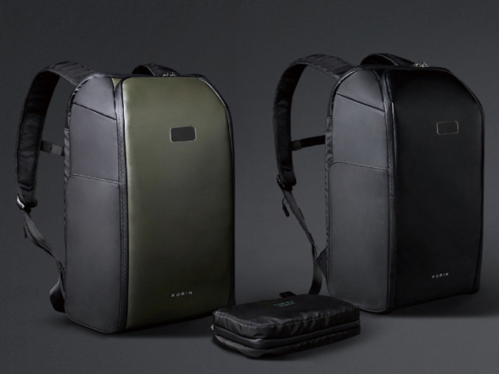 Водостойкий антикражный рюкзак FlipPack для ноутбука 15.6