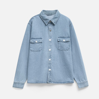 Куртка джинсовая O3, голубая, размер 3XL/4XL