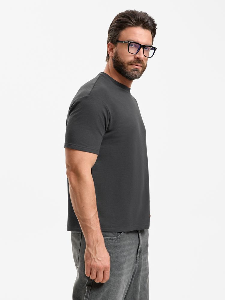 Футболка унисекс Durington, темно-серая (графит)