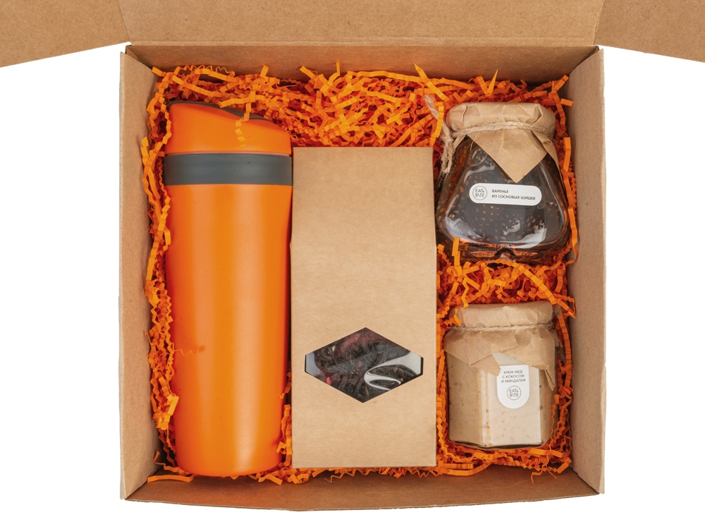 Подарочный набор Tea Cup Superior Honey 2.0, оранжевый