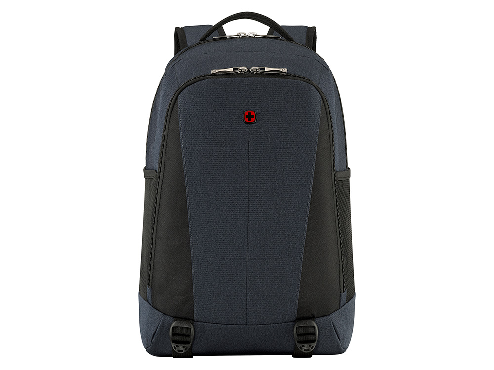 Рюкзак WENGER Oryson 16, серый/чёрный, переработанный ПЭТ/Полиэстер, 32х45х19 см, 25 л.