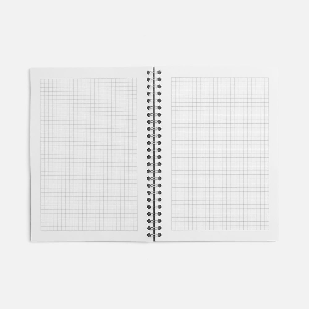 Блокнот Salvador в клетку, синий ver.2