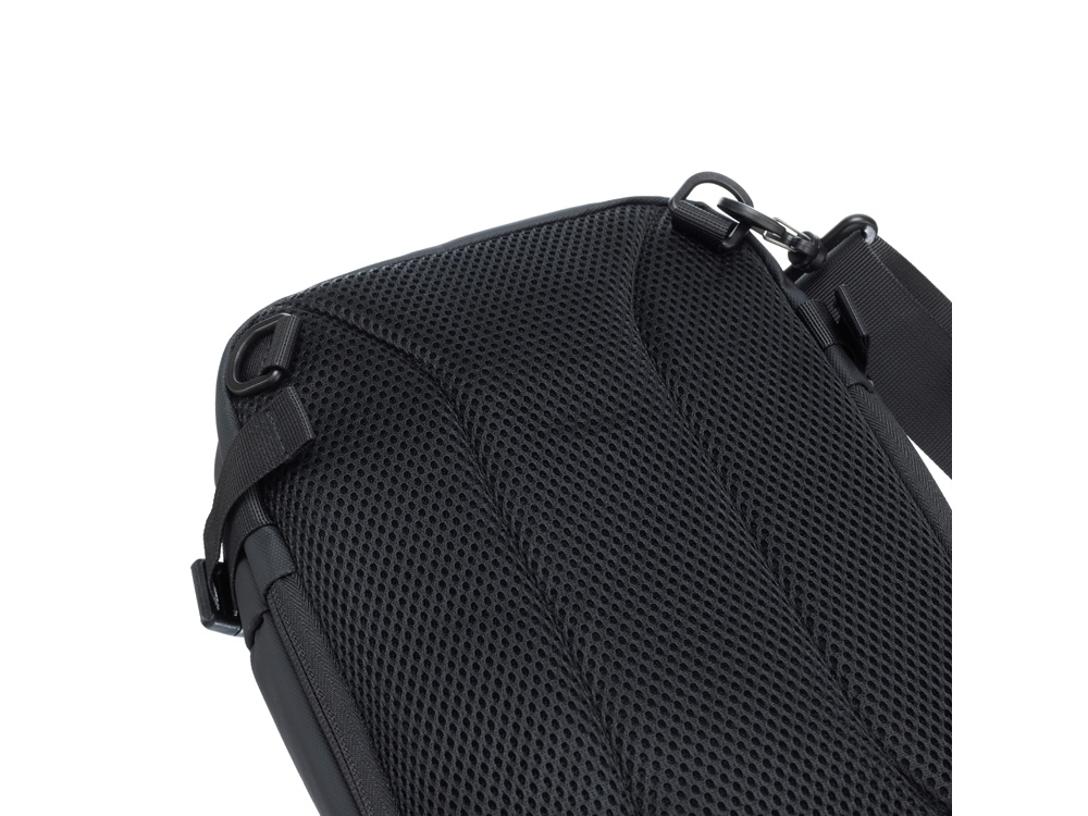 Рюкзак на одно плечо TORBER Xtreme, чёрный, 20 х 8 х 31 см, 5л