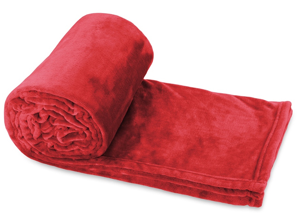 Плед Тедди, красный