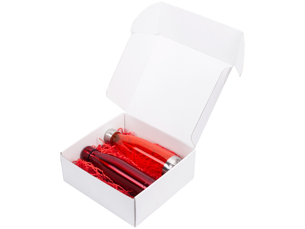Подарочный набор с термосом и бутылкой Bottle set, красный