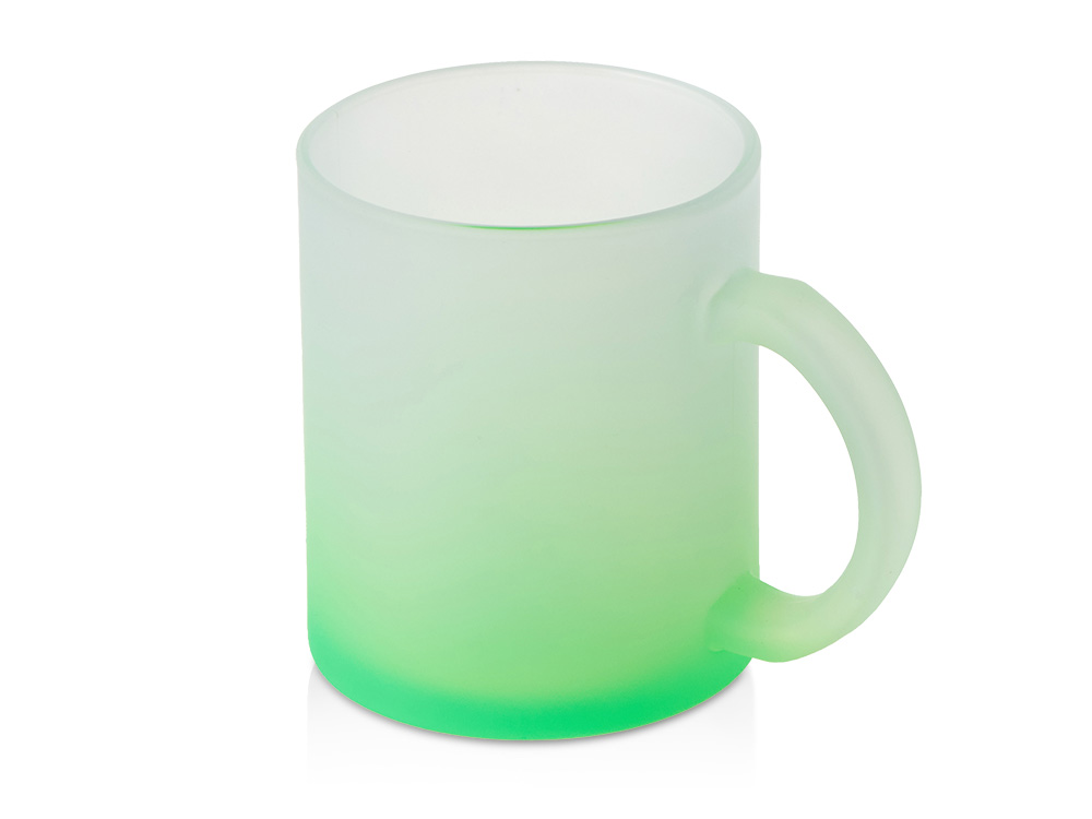 Стеклянная матовая кружка с градиентом для сублимации Омбре
