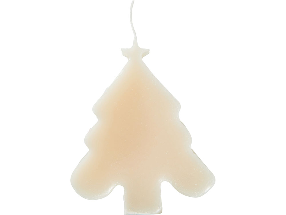 Свеча Елочка, молочный