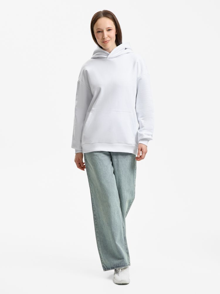 Худи унисекс оверсайз Daylero, белое