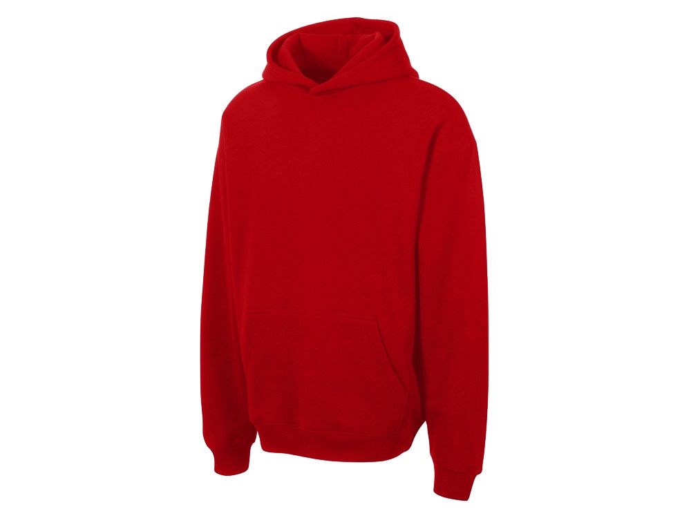 Толстовка с капюшоном оверсайз Berlin унисекс, красный