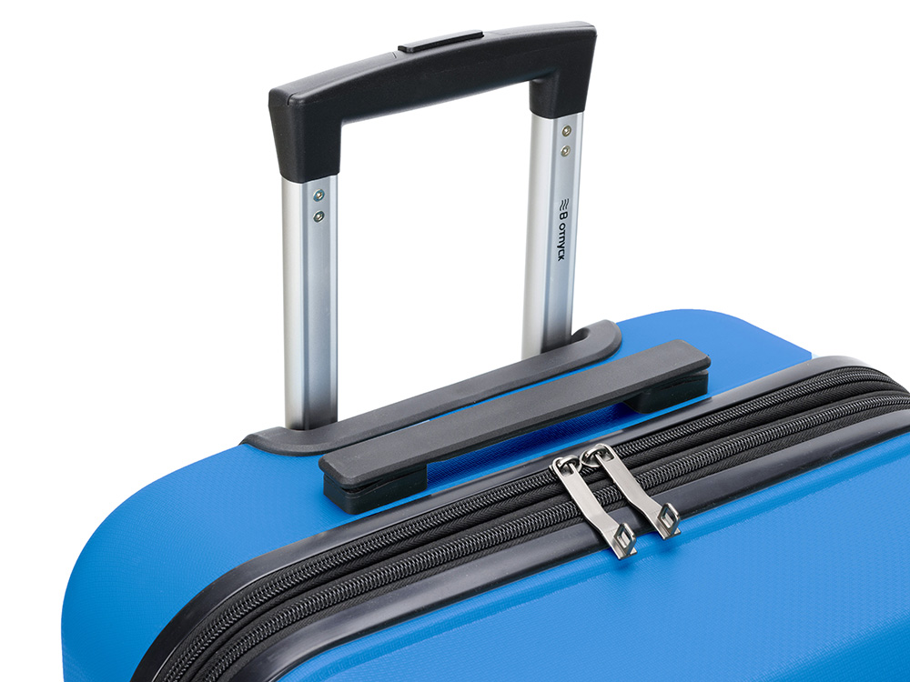 Чемодан TORBER В Отпуск, ярко-синий, полипропилен, 65,5 х 43,5 х 26 см, 62 л