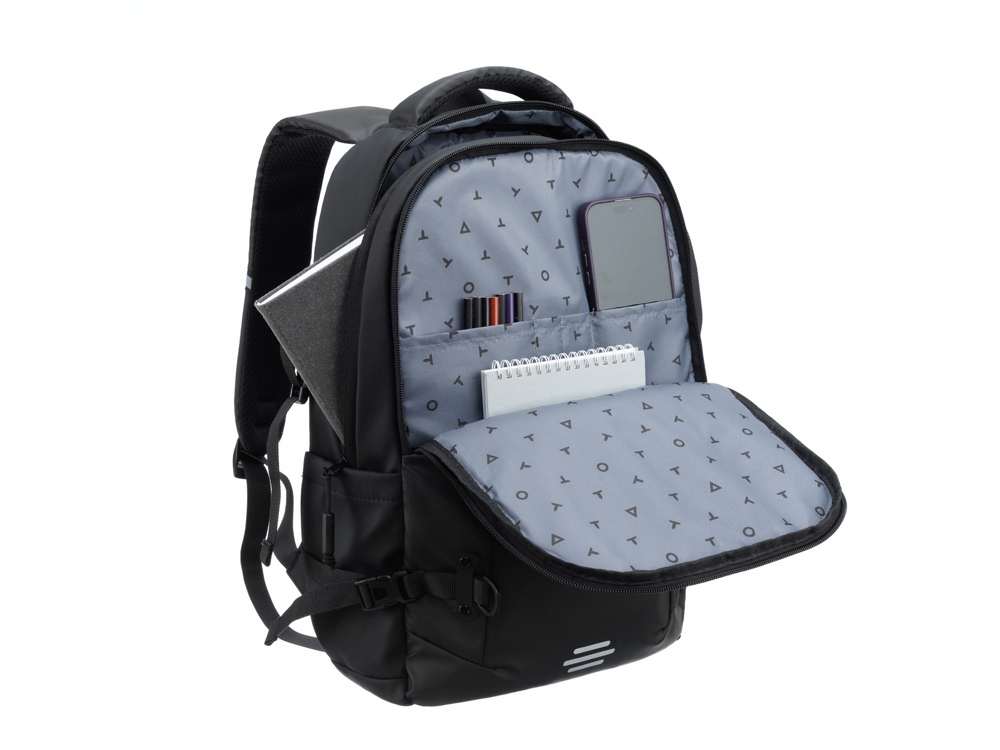 Рюкзак спортивный TORBER Xtreme 18, чёрный, 31 х 12 х 46 см, 17л