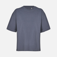 Футболка оверсайз женская Boxy Women, темно-серая (графит), размер XL