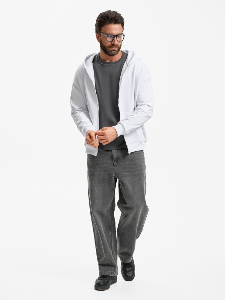 Толстовка унисекс оверсайз Sartoro, белая