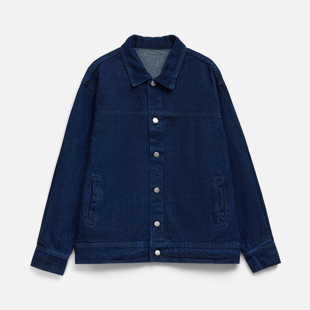 Куртка джинсовая O1, темно-синяя