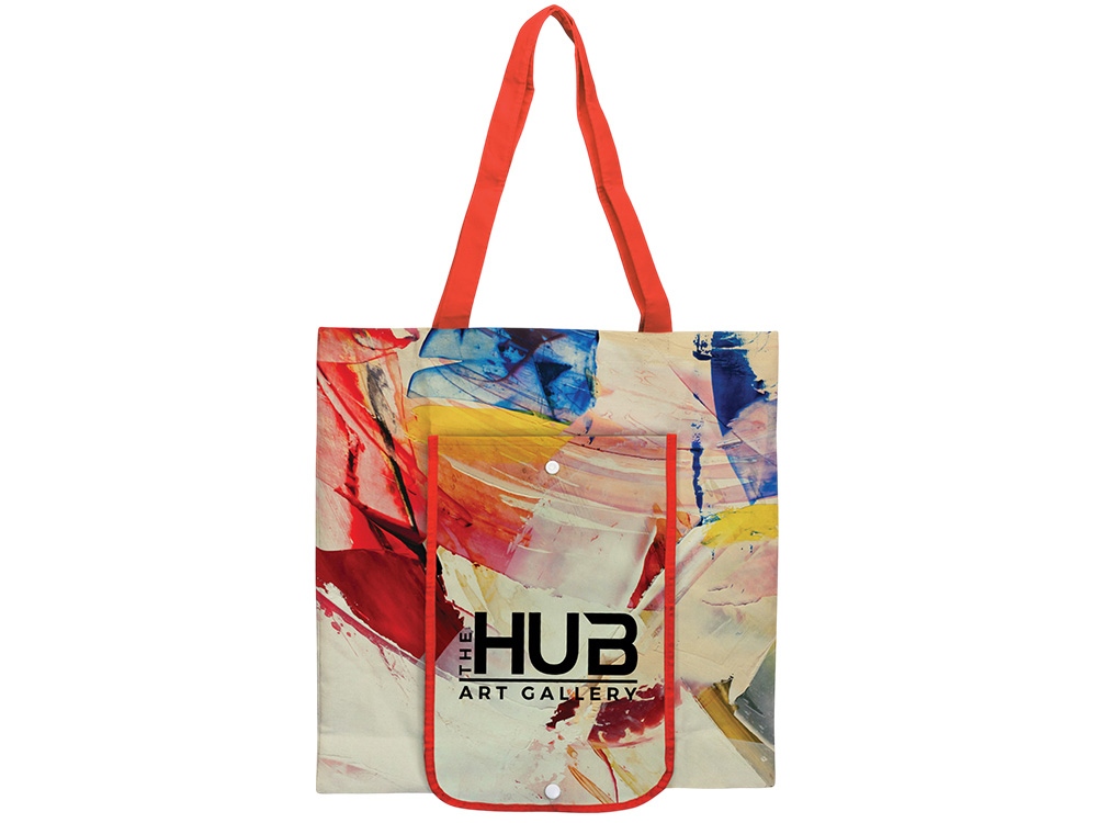 Складная сумка для шопинга с возможностью полноцветной печати