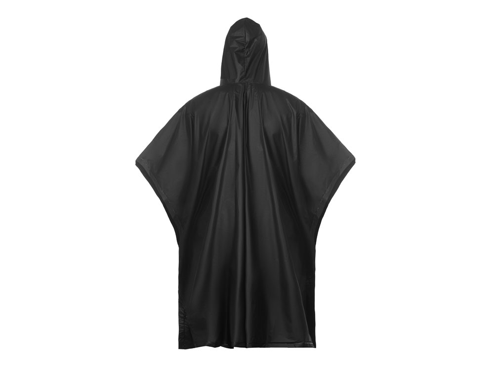 Пончо Hawaii c чехлом унисекс, черный
