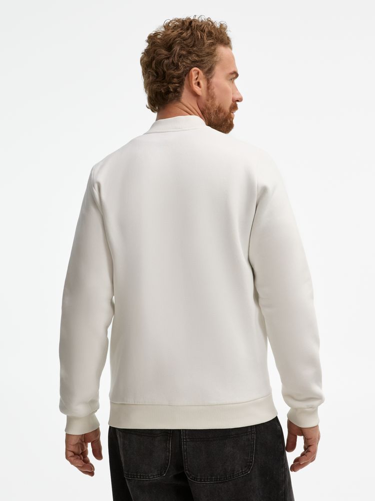 Бомбер унисекс Estado, молочно-белый