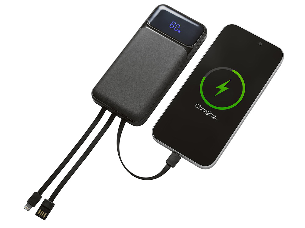 Подарочный набор «Tesla» с блокнотом А5, ручкой и пауэрбенком на 10 000 mAh