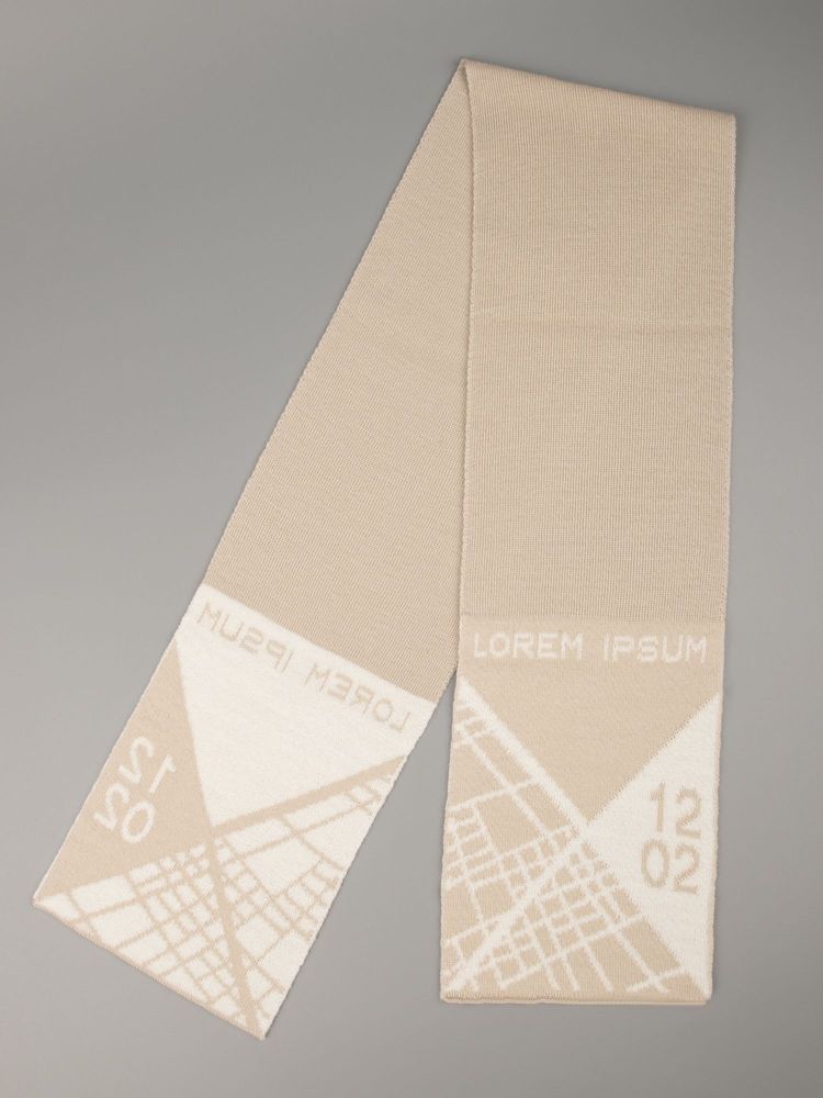 Шарф на заказ Tricksy Rand, M, полушерсть