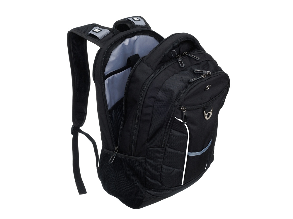 Рюкзак TORBER XPLOR с отделением для ноутбука 15, чёрный, полиэстер 600D, 35x20x47 см, 33л