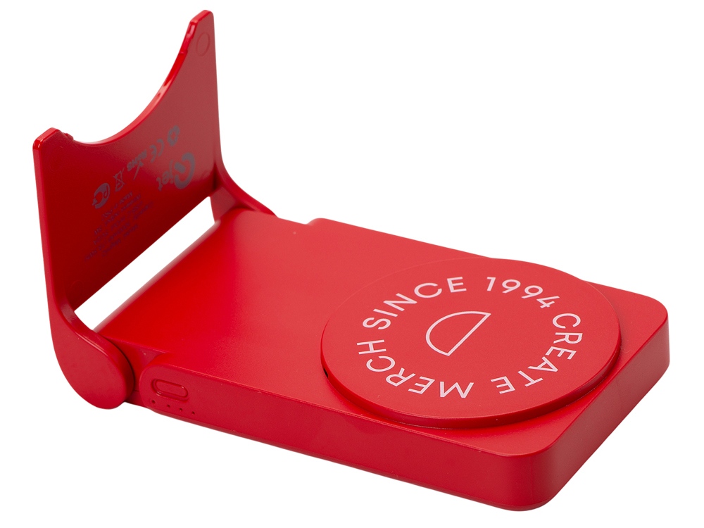 Магнитный внешний аккумулятор MagnIQ, 5000 mAh с тампопечатью