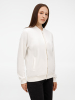 Бомбер унисекс Nuppu, молочно-белый, размер XL