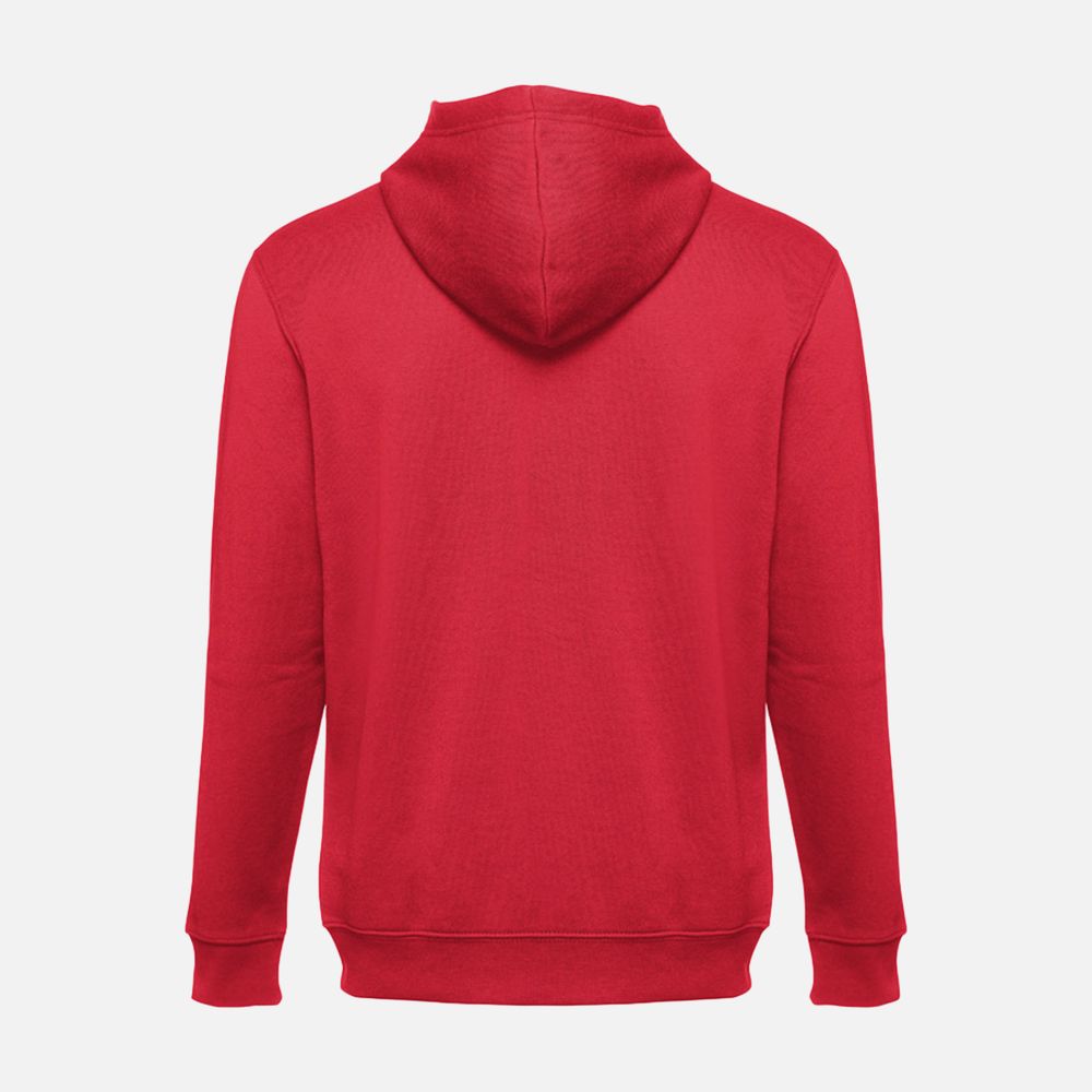 Толстовка мужская на молнии с капюшоном Amsterdam, красная