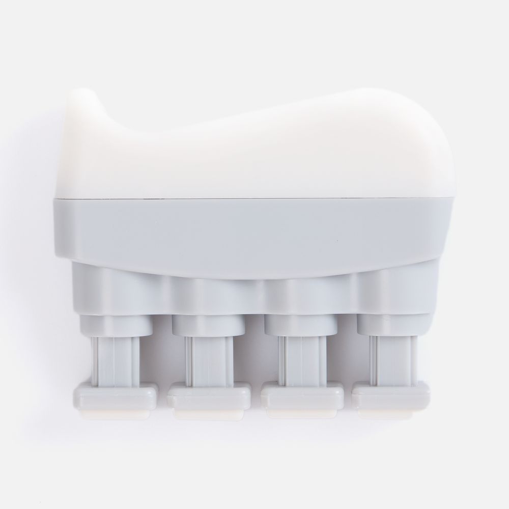 Эспандер кистевой FingerTap, серый с белым