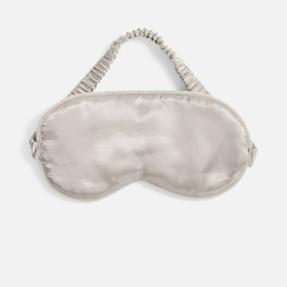 Двухстороняя маска для сна Veluto, серая