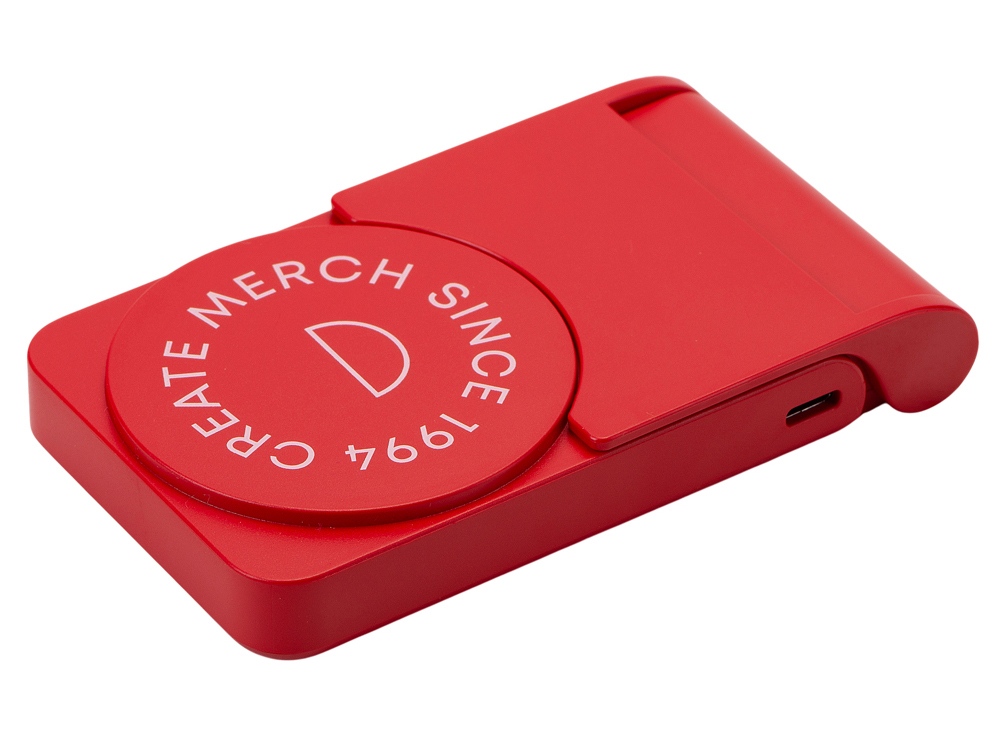 Магнитный внешний аккумулятор MagnIQ, 5000 mAh с тампопечатью