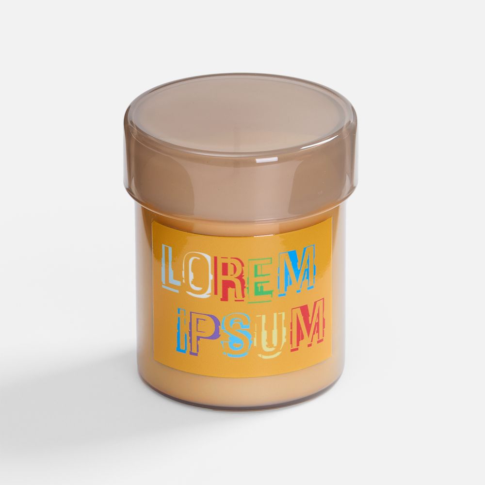 Ароматическая свеча Flikka, сосна и кипарис, бежевая