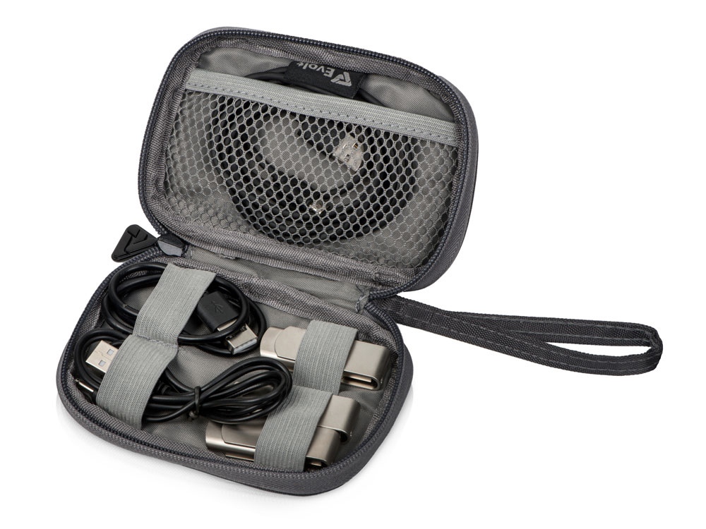 Органайзер для проводов Keep Organized S, темно-серый (140*100*25)