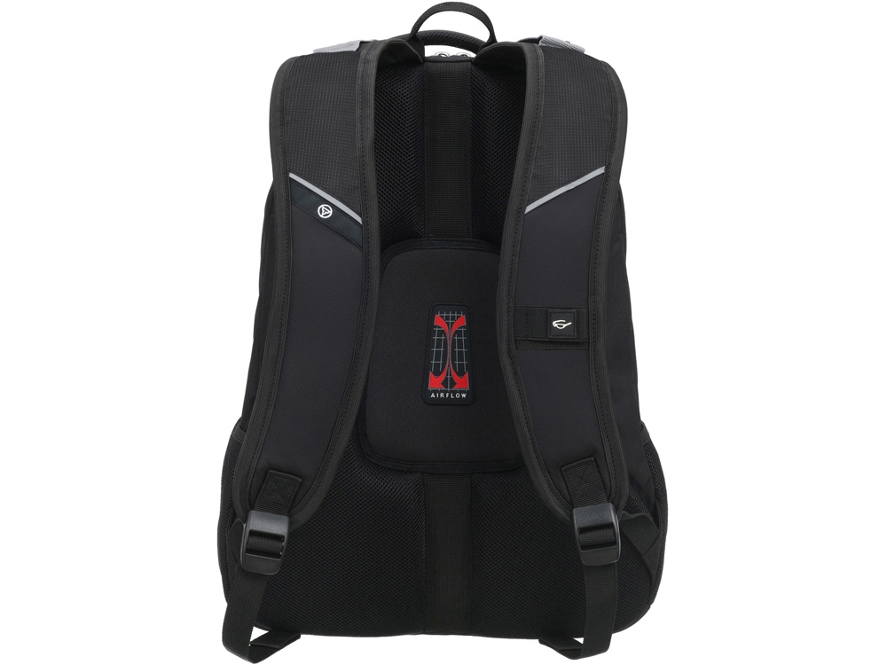 Рюкзак TORBER XPLOR с отделением для ноутбука 15, чёрный, полиэстер 600D, 35x20x47 см, 33л