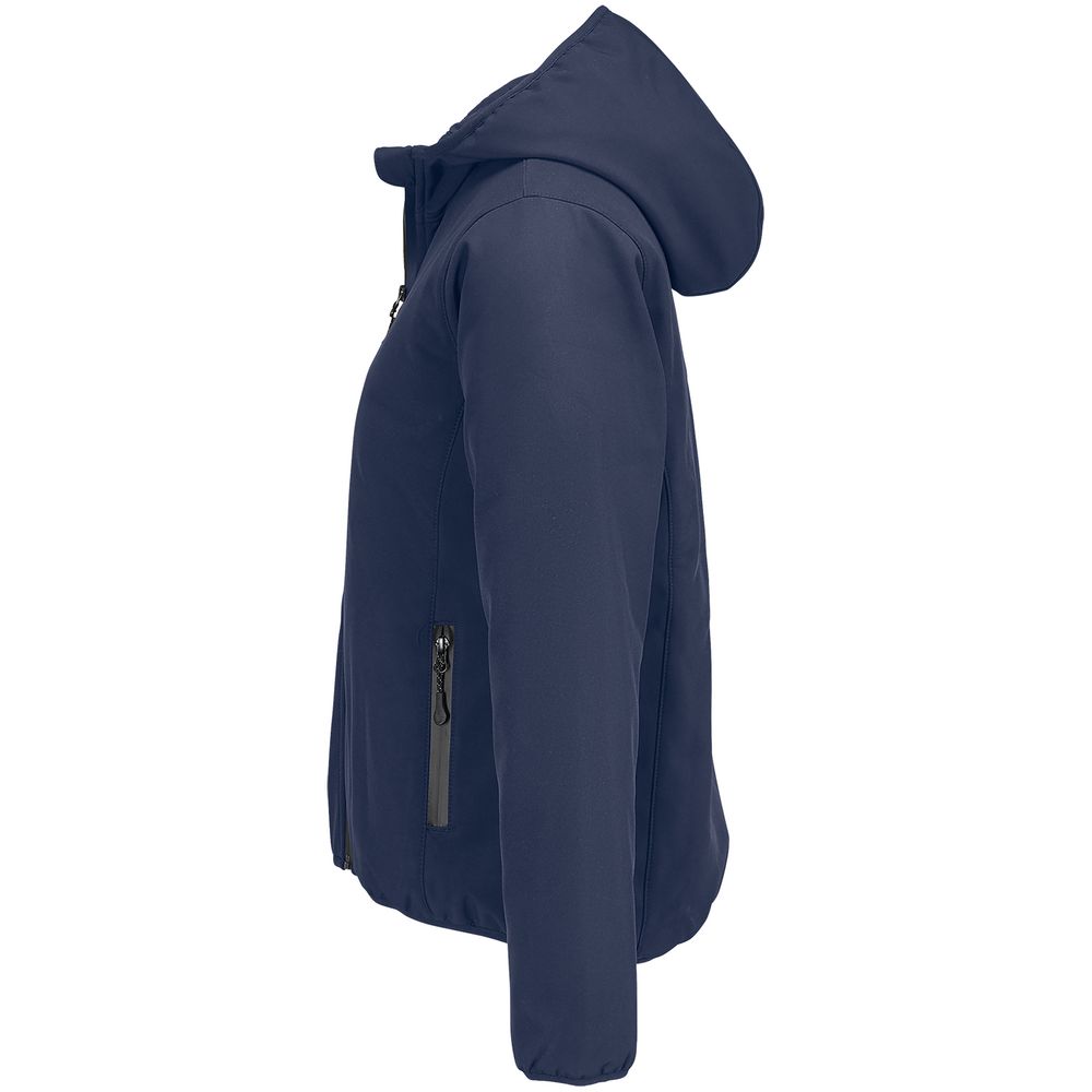 Куртка софтшелл с капюшоном женская Falcon Women, синяя