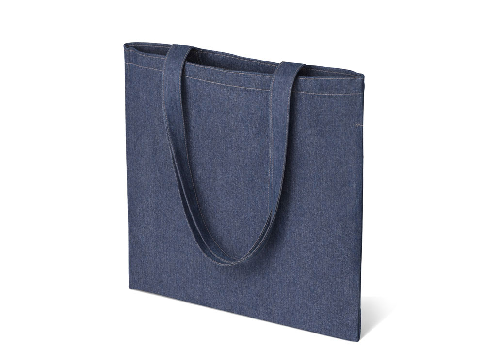 Джинсовая сумка-шоппер Indigo с широкими лямками