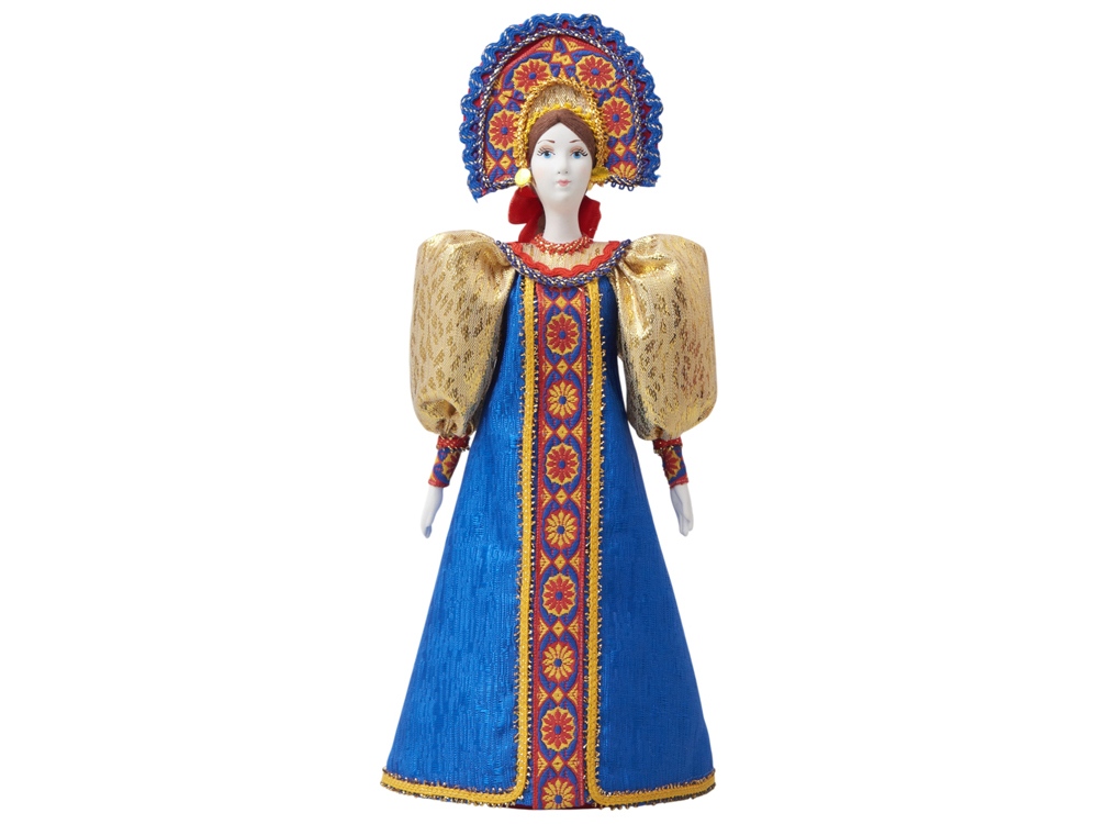 Подарочный набор: кукла фарфоровая, крем-мёд с лаймом и имбирем