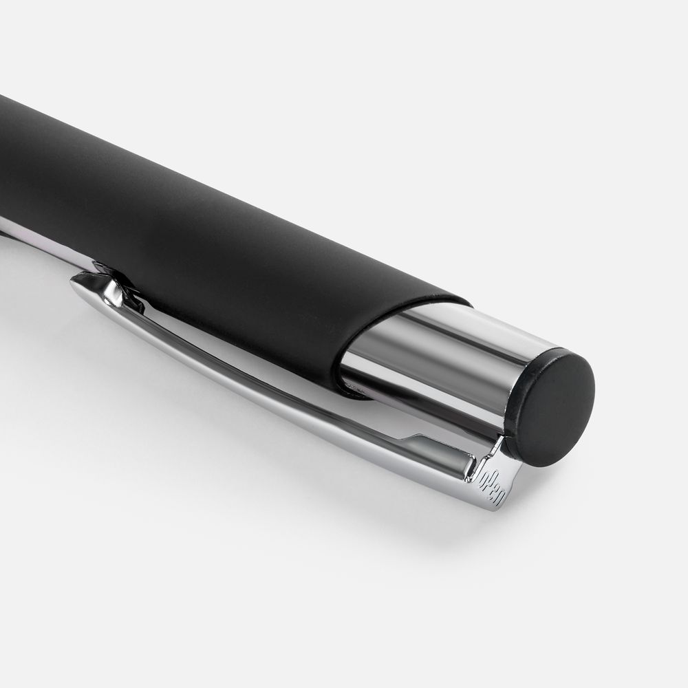 Ручка шариковая Keskus Soft Touch, черная