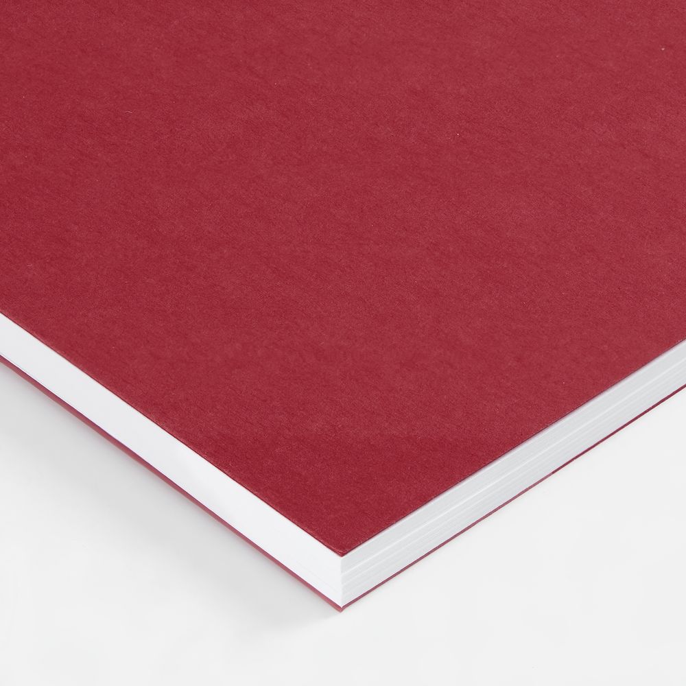 Блокнот Salvador в клетку, красный ver.2